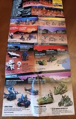 Vintage G.I. Joe yearly toy catalogs 1982-85 books and coloring book. Big lot