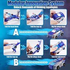 Transforming Robot Dinosaur Dual CarToy Combination