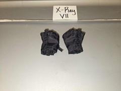 1/6 Scale Modern Era Black Fingerless Gloves – X-Ray VII