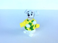 101 Dalmatians Wrapped in Scarf Figure, Vintage McDonald’s 1996