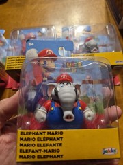 Super Mario ELEPHANT MARIO 2.5 Inch Articulated Figure Jakks Pacific Toy