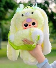 Hugging Baby Backpack Plush Series (Baby Three,single Blind Box)