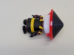 Ryan’s World Samurai Panda Action Figure Bonkers Toy 3″ Hat Armor Black Red