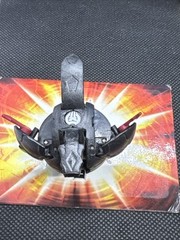 Bakugan Pyro Dragonoid Black Steel Darkus 620G BakuSteel RARE