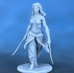 Action Figure Arabian dancer Collectible Miniature Unpainted 1/32 scale 60mm