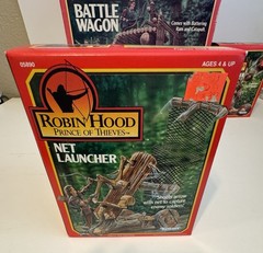 Kenner Robin Hood Battle Wagon Net Launcher Bola Bomber Figures Sealed! Lot (A)