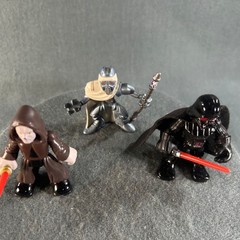 Star Wars Galactic Heroes Darth Vader Sidious Palpatine MagnaGuard Figure Lot