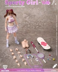 Crazy Figure Sport Girl YoYo Female 6″ Figure “NEW – US SELLER & I SHIP DAILY”
