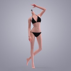 ANT 1/6 T303P Normal Skin Slim Girl 12″ Female Seamless Action Figure Body Toys