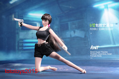 ANT 1:12 Seamless Pale Skin Female details Action Figure Body Hand Foot Model