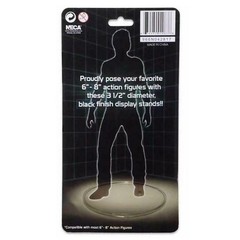 NECA 10 Pcs Clear Action Figure Display Stands Base Fits most 6″ to 8″ Model
