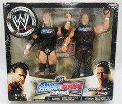 WWE Smackdown vs RAW 2009 Superstars 2 Pack + 5 WWE Blu-ray/DVDs Lot FREE SHIP!