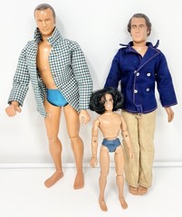Vintage Lot 3 Action Figures 1970s Conan The Barbarian 6 Million Dollar Man Flaw