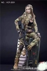 Villa Camouflage Female Soldier 1/6 Action Figure Verycool VCF-2031 In Stock