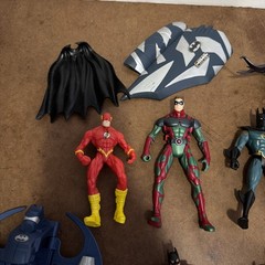 Lot Of 9 Vintage 1990’s Batman Kenner Action Figures Loose With accessories