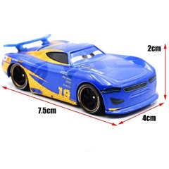 Disney Pixar Cars Cars 3 NO.19 Danny Swervez Diecast Model Toy Car 1:55 Kid Gift