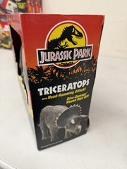 Kenner Jurassic Park Triceratops Head Ramming Action Dino Wound Series 1 w/ Box