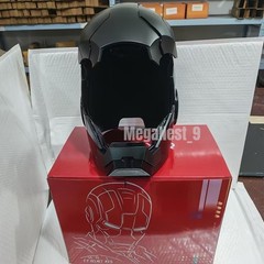 2026 BLACK Iron Man MK5 Helmet 1:1 Voice-controlled Mask Transform Cosplay Prop