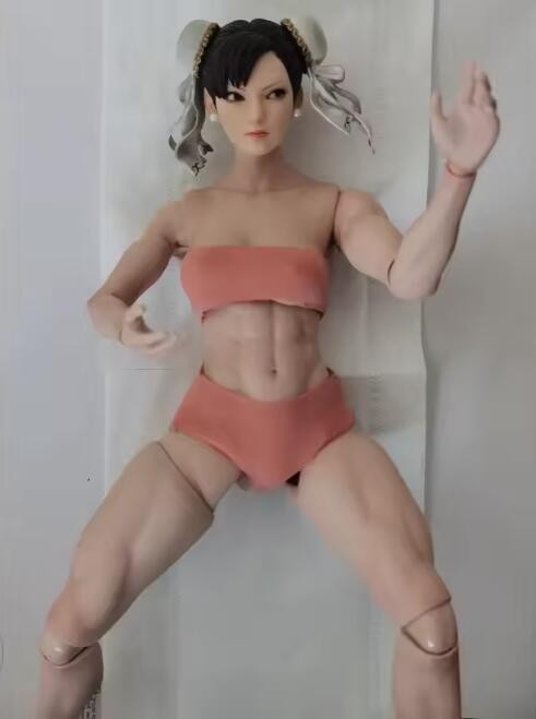 US Worldbox AT206B 1/6 Female Muscle Joint Body 27cm Pale Soldier 12″ Figure