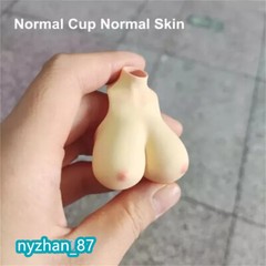 1:12 Big Bust Breast Cover Replacement Model Fit 6” Female Action Figure Doll