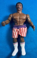 Vintage 80s PAC Toys ROCKY BALBOA APOLLO CREED CLUBBER LANG Action Figures 1983