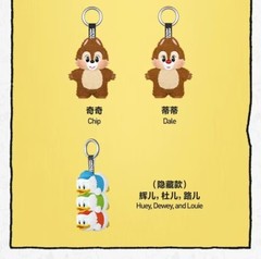 Authentic Mickey Family Cute Together Keychain Series Blind Box Confirmed Figure