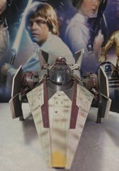 🔥🔥2007 STAR WARS: 30th ANNIVERSARY COLLECTION – V-WING STARFIGHTER *COMPLETE*
