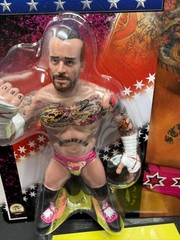 Wrestling’s Heels and Faces CM Punk in Pink Figure Zombie Sailor’s Toys