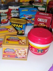 Shopkins 90 Piece Lot Mini Brands & 37 Piece Furniture Moose Enterprise