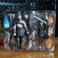 Neca God of War Kratos Atreus Ultimate Action Figure 2 Pack Collection Official