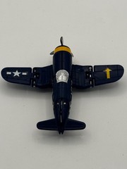 GoBots MR-72 Guardian Bent Wing WW2 Corsair Fighter Plane Complete Bandai 1985