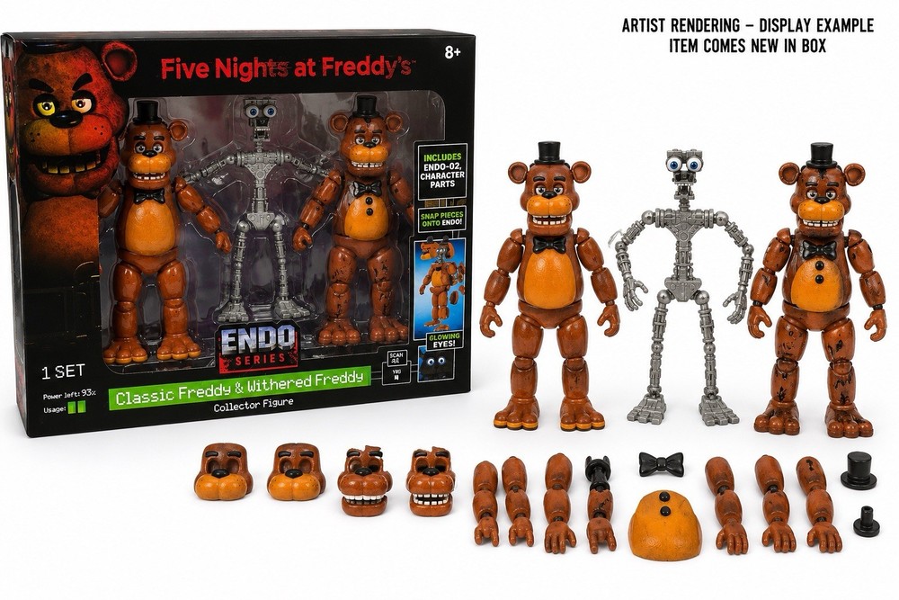 Five Nights at Freddy’s Endo-1 Classic Freddy & Withered Freddy FNF0074