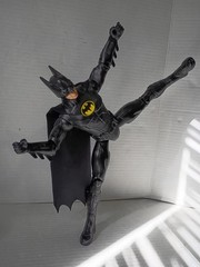 DC Batman The Flash Michael Keaton 12 Inch action figure toy black yellow 1:12