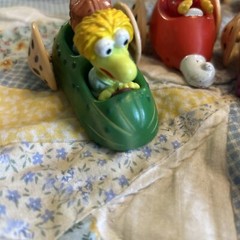 Vintage McDonald’s Jim Henson Fraggle Rock Vegetable Cars Lot Of 7 Toys 80’s