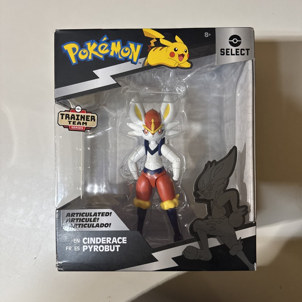 Pokémon Select Series 9 – Cinderace Limited Edition 6″ Action Trainer Figure New