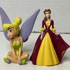 Disney Store Lot Of 7 Disney Princess Characters Figurines Playset/Cake Toppers