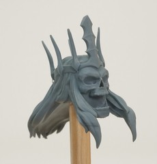 Fantasy D&D Mythic Legions Skull King Head 1.0 1:12 Resin 3d Print
