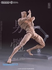 US Romankey X COWL 1:12 Flexible Man Jointed 6″ Male Action Figure Head Body