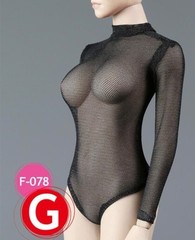1/6 Fishnet Mesh Bodysuit Outfit 12″ Hot Toys PHICEN TBLeague Female Figure