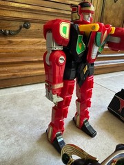 1994 Mighty Morphin Power Rangers Deluxe Thunder Megazord Near Complete
