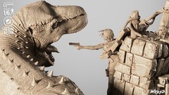 3D Printed Fan Art Tomb Raider Diorama by Wicked