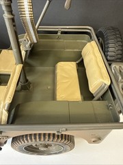Hasbro GI Joe 12″ WWII 1941 Jeep Willys US Army 1:6 Scale W/ Turret Gun (2001)