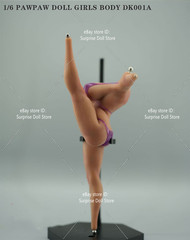 PawPawDoll DK001A 1/6 Oversize Breast Seamless Body Makeup Silicone Female Figur