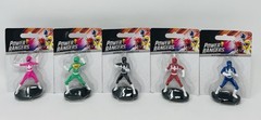 Power Rangers Cake Toppers Complete Set Of 5 Black Pink Green Blue Red NIB