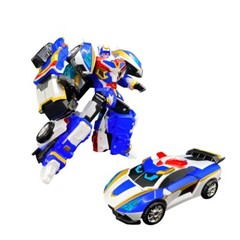 Metal Cardbot S Season 2 Blue Cop S Transforming Robot Police Car Toy Korea