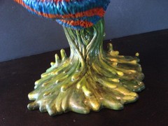 TIGER HAND Custom Kidrobot Santa Cruz Skateboards Screaming Hand Figure