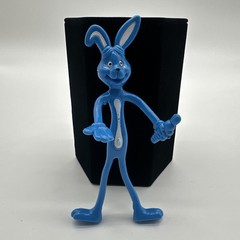 Target Blue Bunny Figure Toy Bendy Arms RARE Discontinued…115