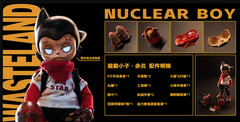 WeArtDoing WASTELAND NUCLEAR BOY RED Action Figure Astro Boy