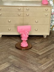 1:24 1950 Dollhouse MCM Flamingo Lamps Inspired by Marx (Non-Lighted)