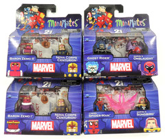 Lot of 4: Marvel Minimates Series 50 Fan’s Choice DST Complete Set 2013 (SEALED)